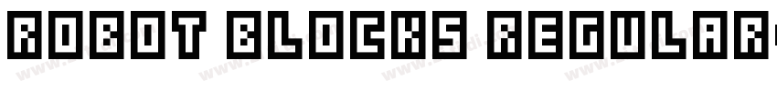 Robot Blocks Regular字体转换 Robot Blocks Regular字体转换